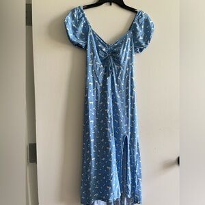 Hollister Midi Blue Dress